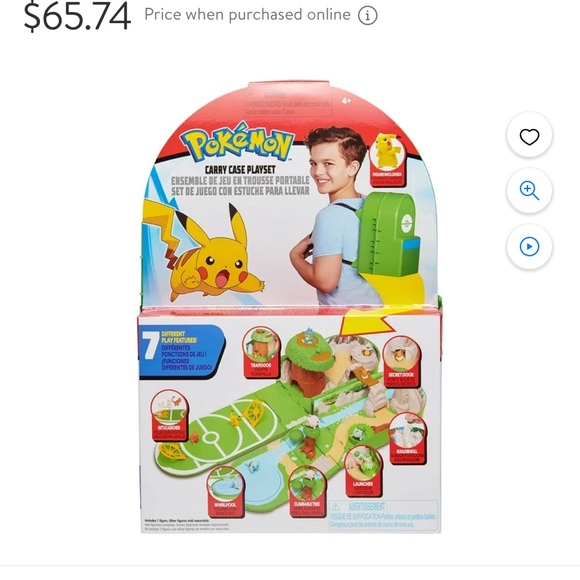 Pokémon backpack play set - Picture 7 of 16